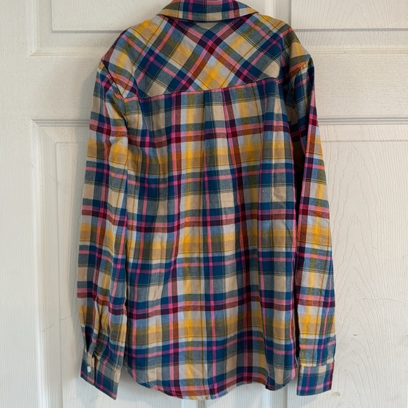 NWT Eddie Bauer plaid girls button up size L(14) - Picture 3 of 3